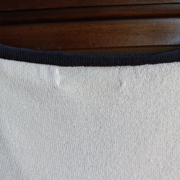 CHARTER Club Top Knit  Tan, w/ black, white & gray design Neutral Size XL - Picture 5 of 9